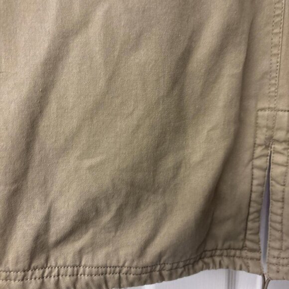STEVE MADDEN Small Coat Khaki Beige Removable Hood Full Zip Warm EUC. Barn - Picture 11 of 12
